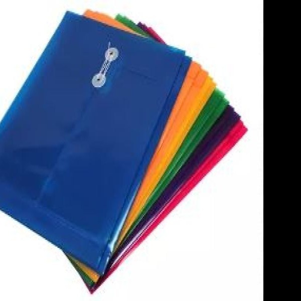 SOBRE PLAST. CHILO OFI VERT. JUMBO PSO2 VCOLOR 2496